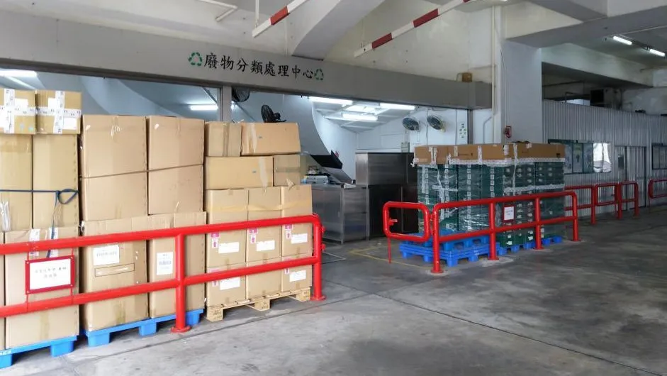 Waste separation facilities