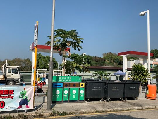 屏康里华润油站旁