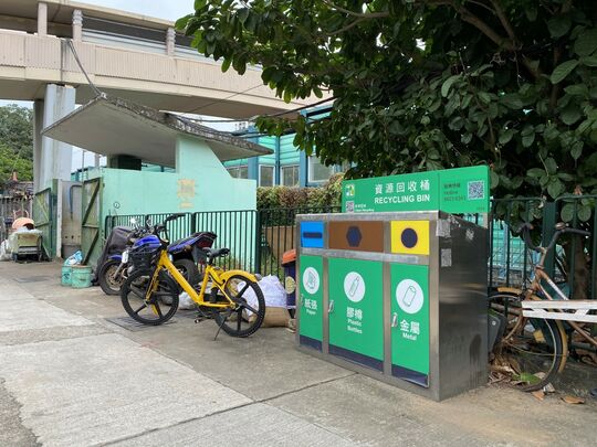 鴨寮坑 (下禾輋)垃圾站 (ST-48)，鴨寮坑 (下禾輋) 近燈柱VE4455