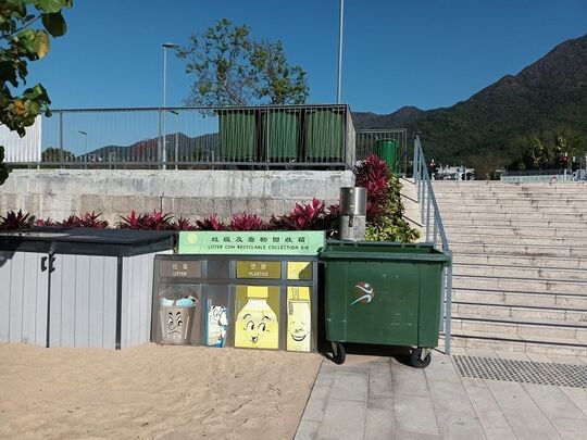 大埔龙尾泳滩 (近停车场旁旗杆)