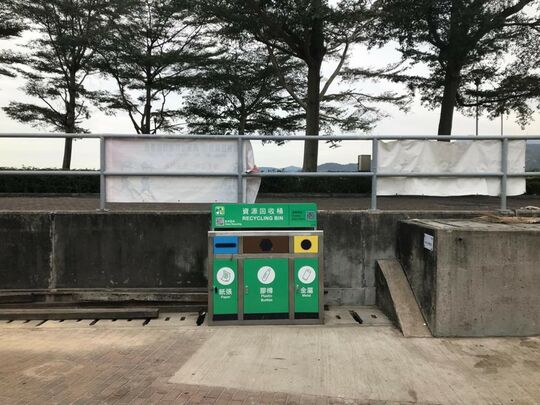 坪洲南湾新村垃圾站，坪洲南湾新村507号B侧