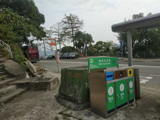 Pak Sha Wan Fisherman New Village Fibreglass Refuse Collection Point (SK-309), Hiram's Highway near lamp post EA 1007-3