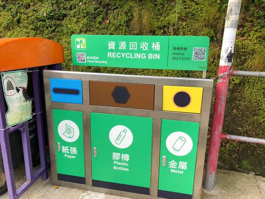 西贡大网仔万宜山庄外巴士站旁