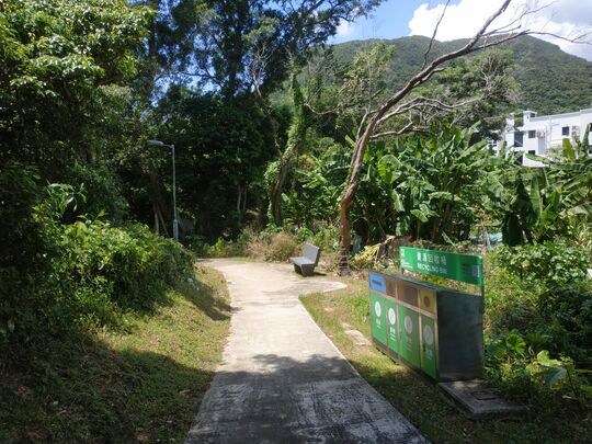 大网仔村志辉径告示版旁