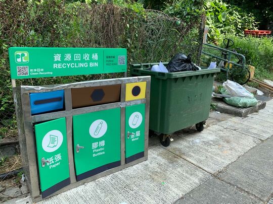 业旺路楼梯口附近