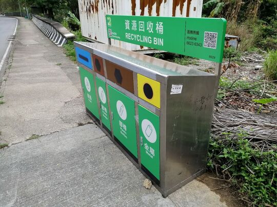 大桥村垃圾站 (TW-38)，荃锦公路大桥村侧