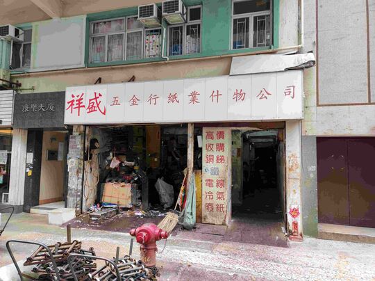新祥盛紙業五金公司 - 香港北角馬寶道87號地下