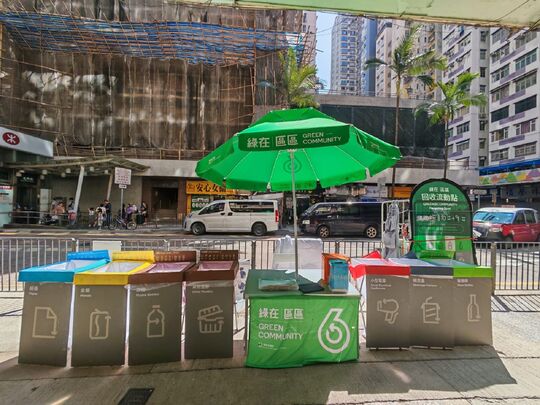 北角美輪大廈對出書局街行人路