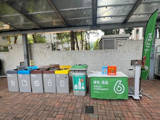 Pavement near roundabout of Block 5, Beverly Garden, Tong Tak Street