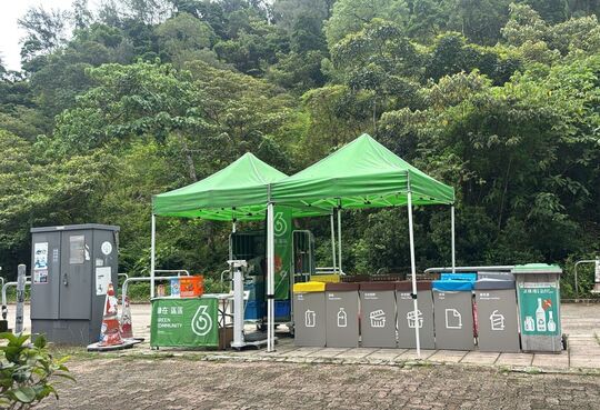 Near main gateway of Tin Ha Wan Village