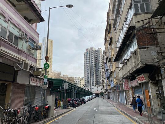 九龙城马头围道220号漆马大厦对出行人路