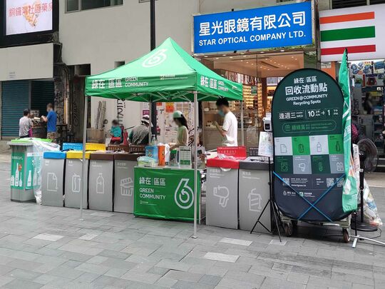 铜锣湾百德新街行人专用区