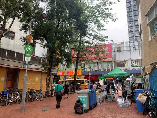 元朗莱恩英文幼儿园与富达广场之间空地