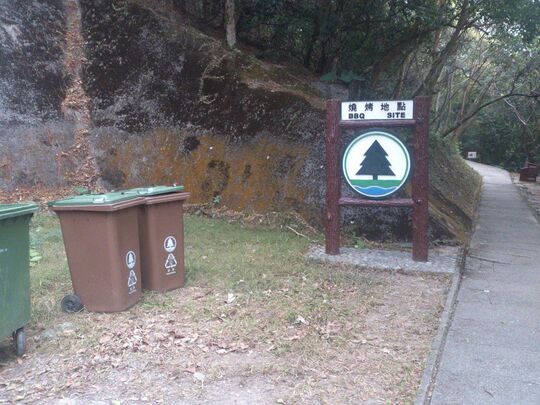粉岭鹤薮流水向水塘 八仙岭烧烤地点B310