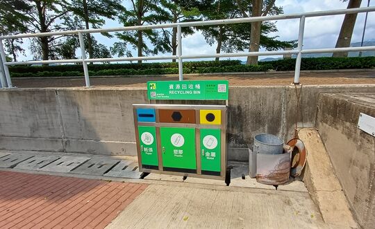 坪洲南灣新村垃圾站，坪洲南灣新村507號B側